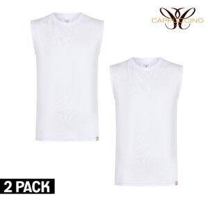 Latina Sleeveless T-Shirts 2-pack White