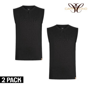 Latina Sleeveless T-Shirts 2-pack Black
