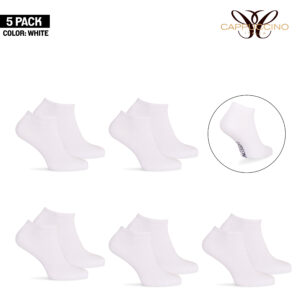 Terni 5-pack Bamboo Sneakers socks White