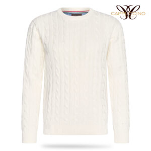 Adria Cable Knit Off White