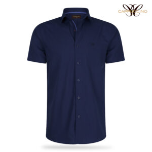 Palermo Shirt Basic Short Sleeve Navy