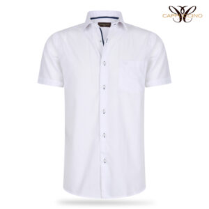Palermo Shirt Basic Short Sleeve White