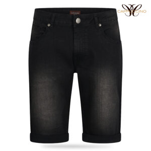 Bari Jeans Short Black Wash