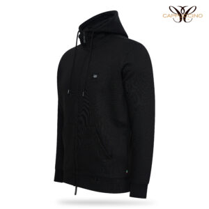 Pescara Full Zip Fleece Hoody Black