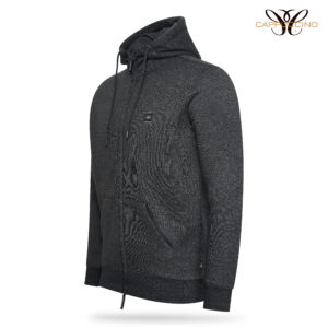 Pescara Full Zip Fleece Hoody Charcoal Mele