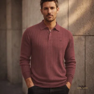 Massa Polo L/S Melange