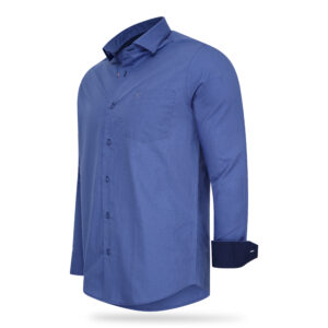 Milano Shirt Plain Long Sleeve Royal