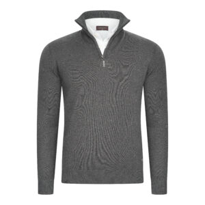 Como Mock 1/4 Zip Pullover Charcoal