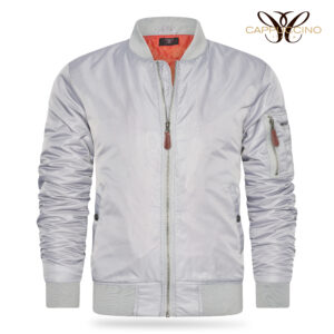Rimini Navy Seal Bomber Jacket Light Grey