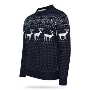 Bormio Norwegian Pullover Navy