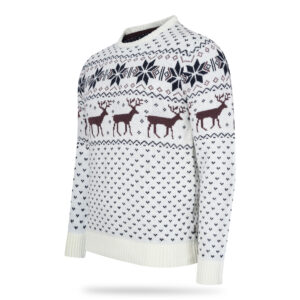 Bormio Norwegian Pullover Off White