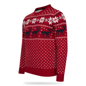 Bormio Norwegian Pullover Red