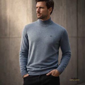 Novara Turtle Neck Melange Pullover