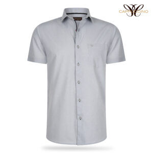 Palermo Shirt Basic Short Sleeve Grey