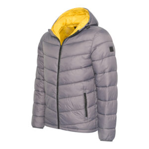 Parma Padded Jacket Hoody Antraciet