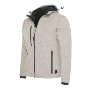 Pesaro Softshell Hoody Grey Melange