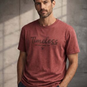 Pisa Printed Melange T-shirt