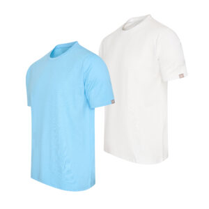 Roma T-shirt 2-pack White/Light Blue