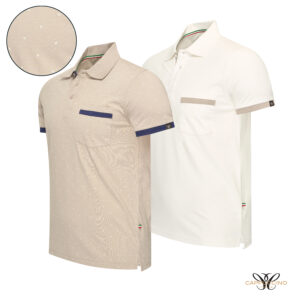 Todi 2-pack polo Taupe