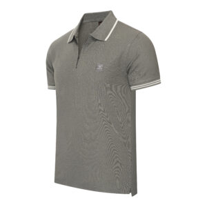 Torino Polo Zip Dark Grey
