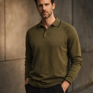 Varese Polo L/S Knit Tipping